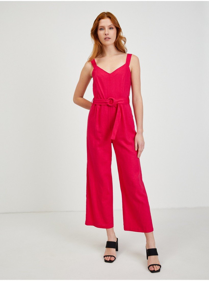 Červený dámský overal ORSAY - Dámské