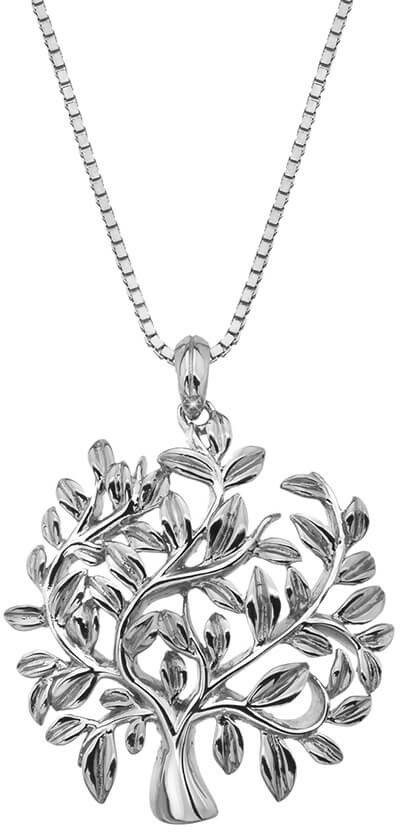 Hot Diamonds Luxusní stříbrný náhrdelník se stromem života Jasmine DP700
