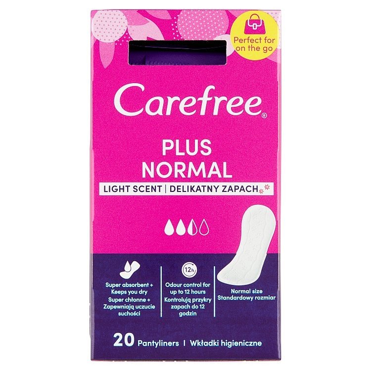 Carefree Plus Normal intimky se svěží vůní 20 ks