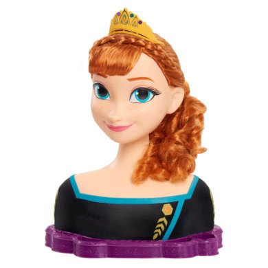 Disney Frozen 2 Kadeřnická hlava královny Anny Deluxe