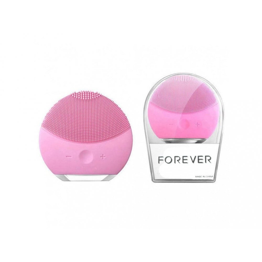 Sonický čisticí kartáček na pleť Forever - růžový
