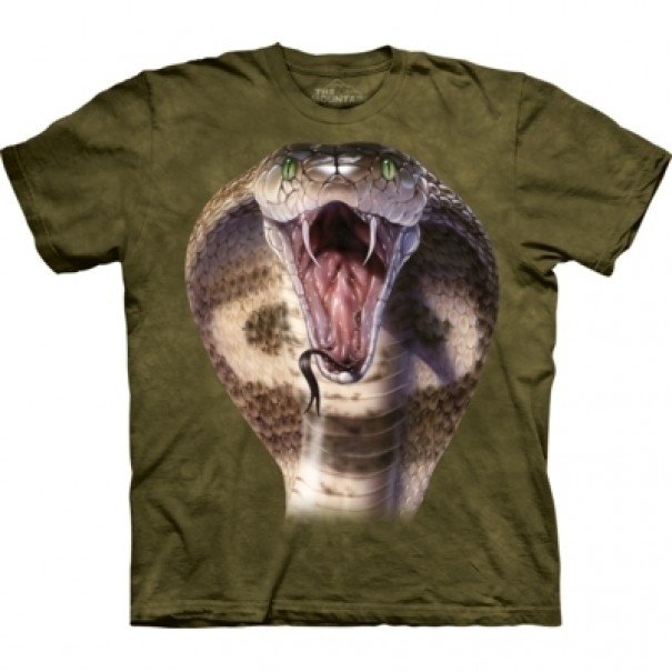 Tričko dětské The Mountain Cobra - zelené, XL