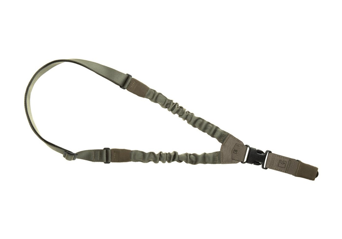Jednobodový popruh na zbraň Elastic Snap Hook Clawgear® – RAL7013 (Barva: RAL7013)