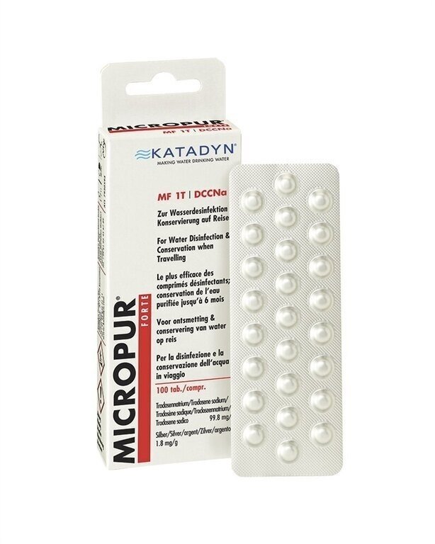 Tablety na čištění vody Micropur Forte MF 1T Katadyn®, 50 tablet (Barva: Vícebarevná)