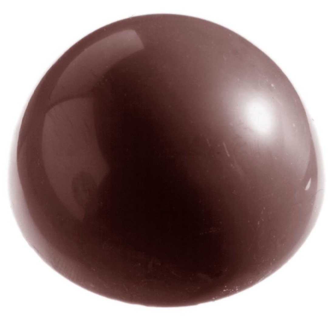 Forma na pralinky polokoule 70mm - CHOCOLATE WORLD