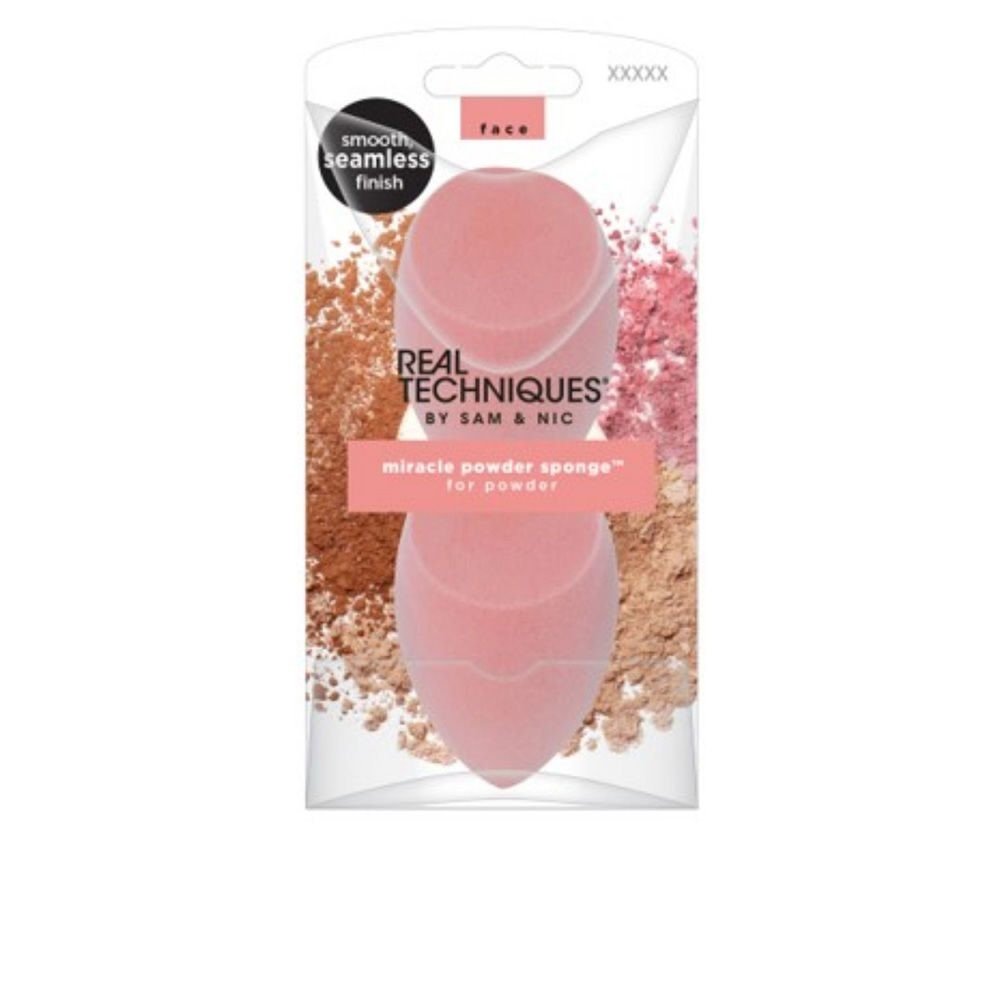 Real Techniques Miracle Complexion Powder Sponge 2 pcs houbička na pudr