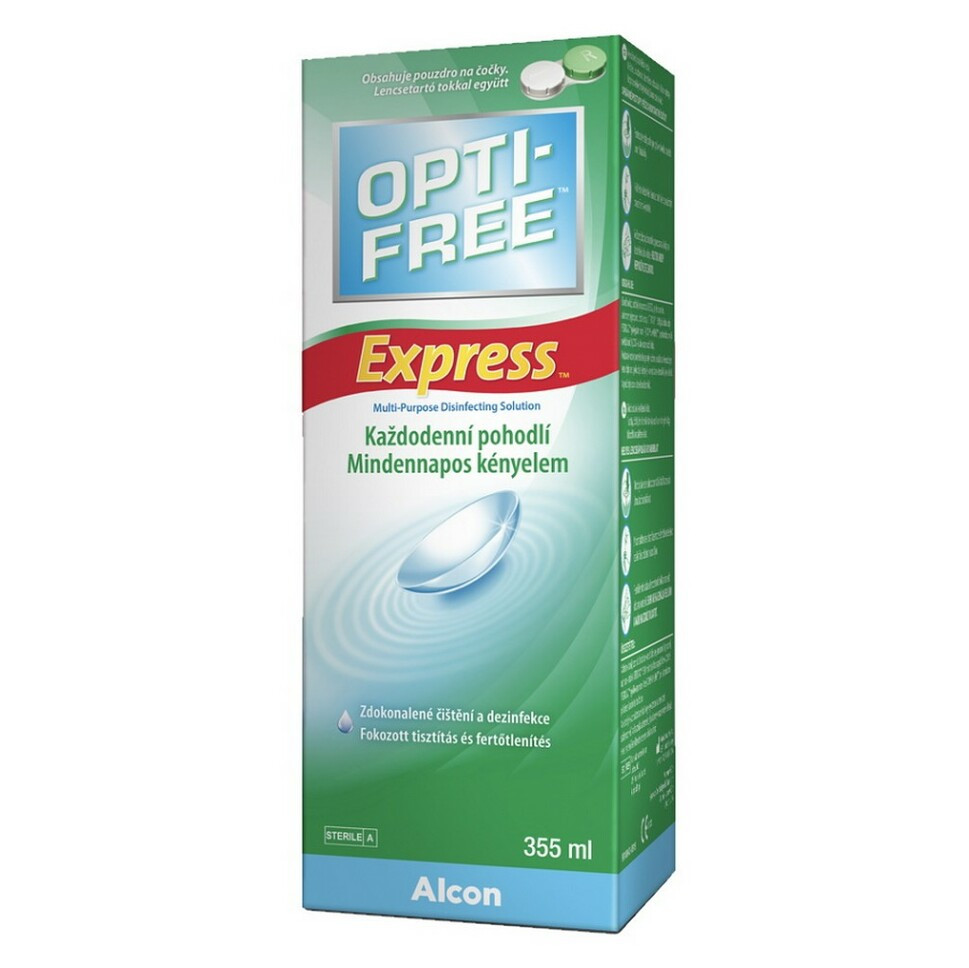 OPTI-FREE Express 4 x 355 ml s pouzdry