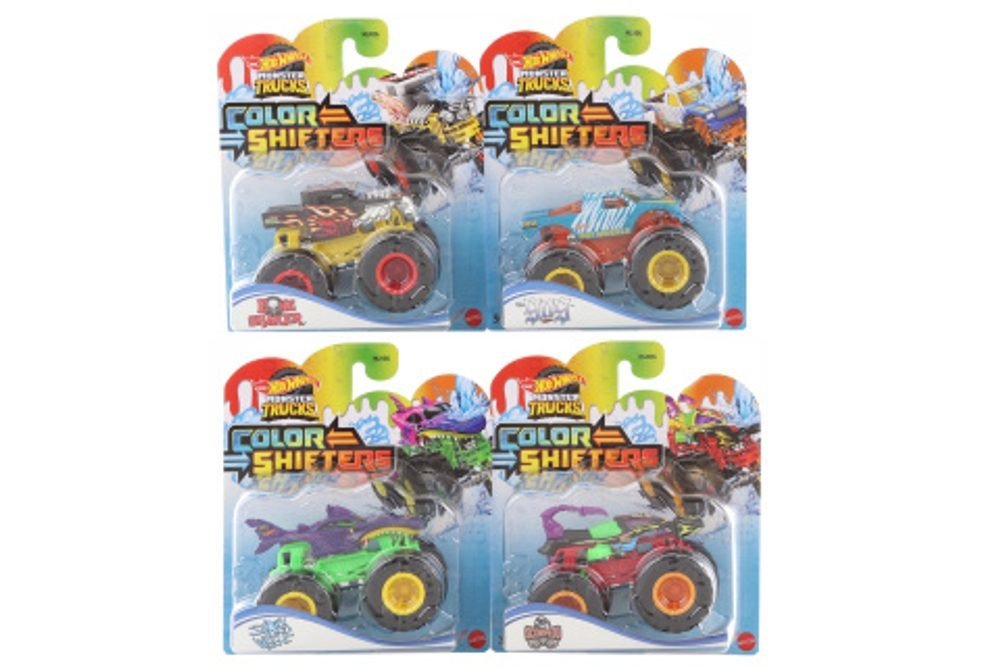 Hot Wheels Monster trucks color HGX06