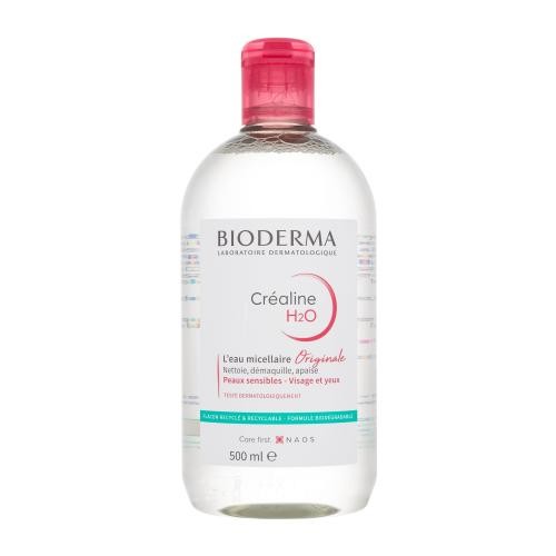 BIODERMA Créaline H2O 500 ml micelární voda pro citlivou pleť pro ženy