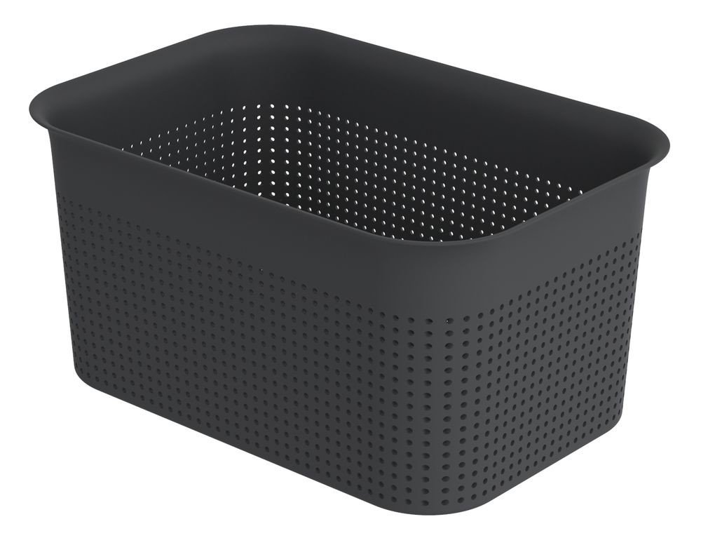 ROTHO Úložný box BRISEN 4,5 L, plast, černý