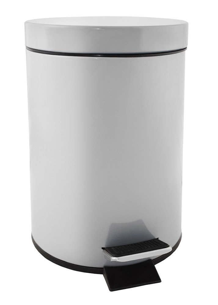 SEPIO Odpadkový koš s pedálem 3 l. šedý 17x17x26 cm