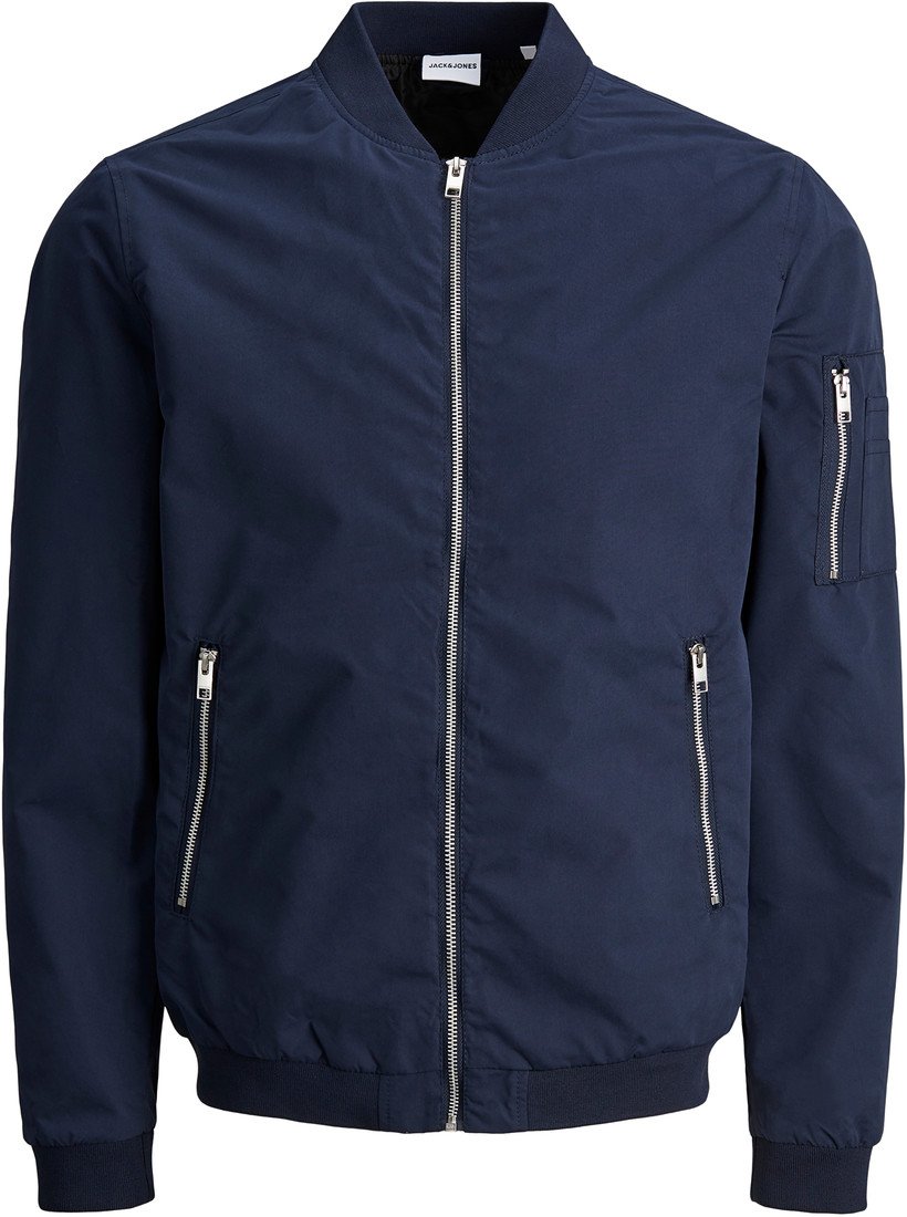 Jack&Jones PLUS Pánská bunda JJERUSH 12173990 Navy Blazer 3XL