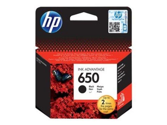 HP 650 Black Original Ink Advantage Cartridge (360 pages), CZ101AE#302
