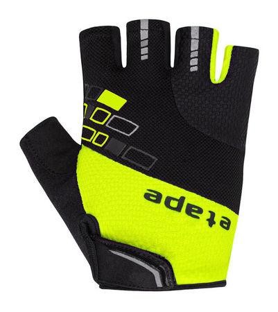 Etape – rukavice WINNER, černá/žlutá fluo XL