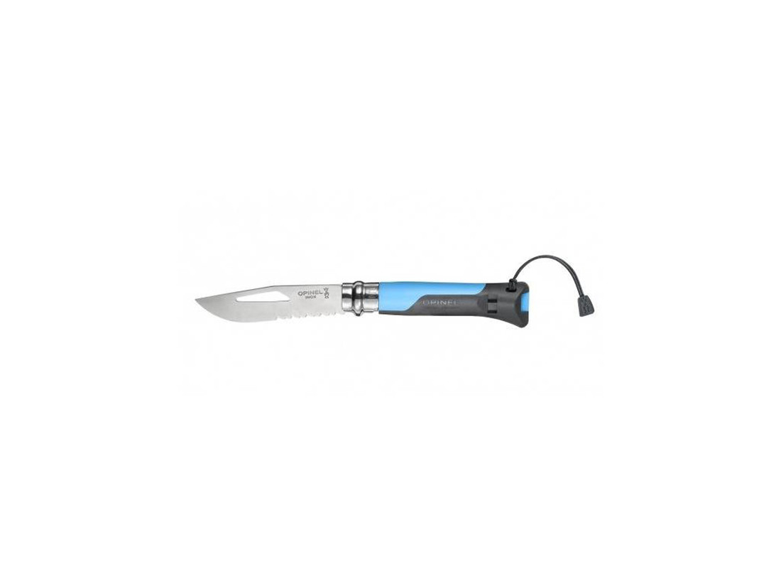 Opinel N°08 Stainless Steel Outdoor Plastic Blue Turistický nůž