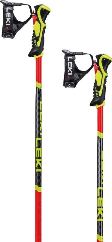 Leki WCR Lite SL 3D - bright red/black/neonyellow 90