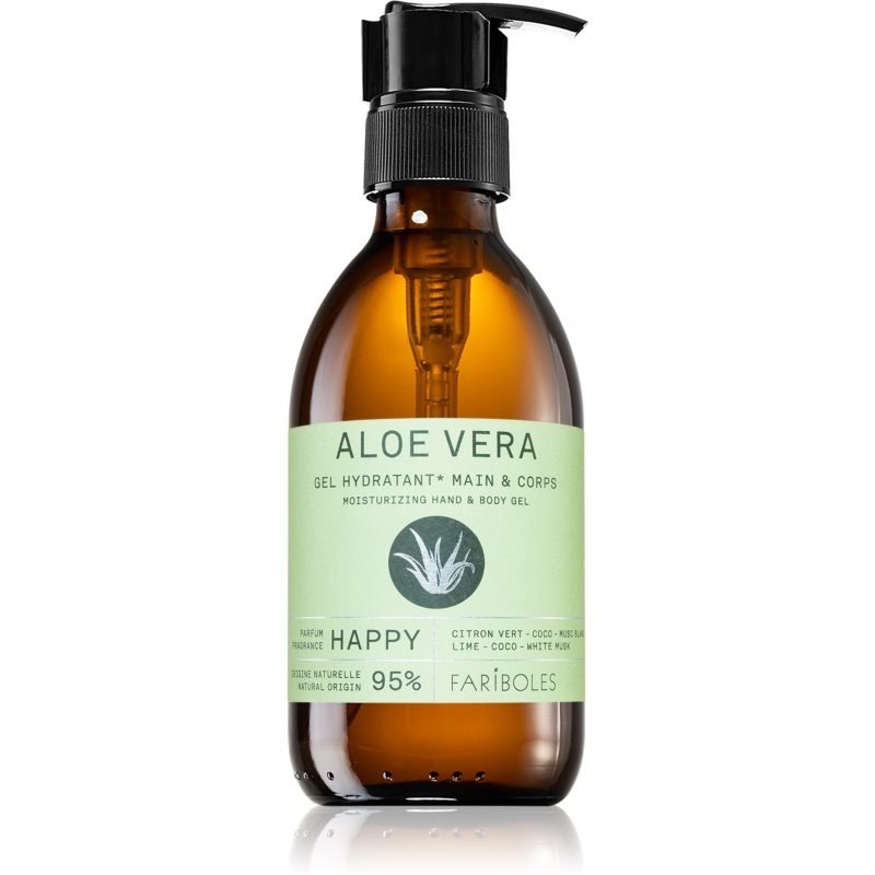 FARIBOLES Green Aloe Vera Happy mycí gel na obličej a tělo 240 ml
