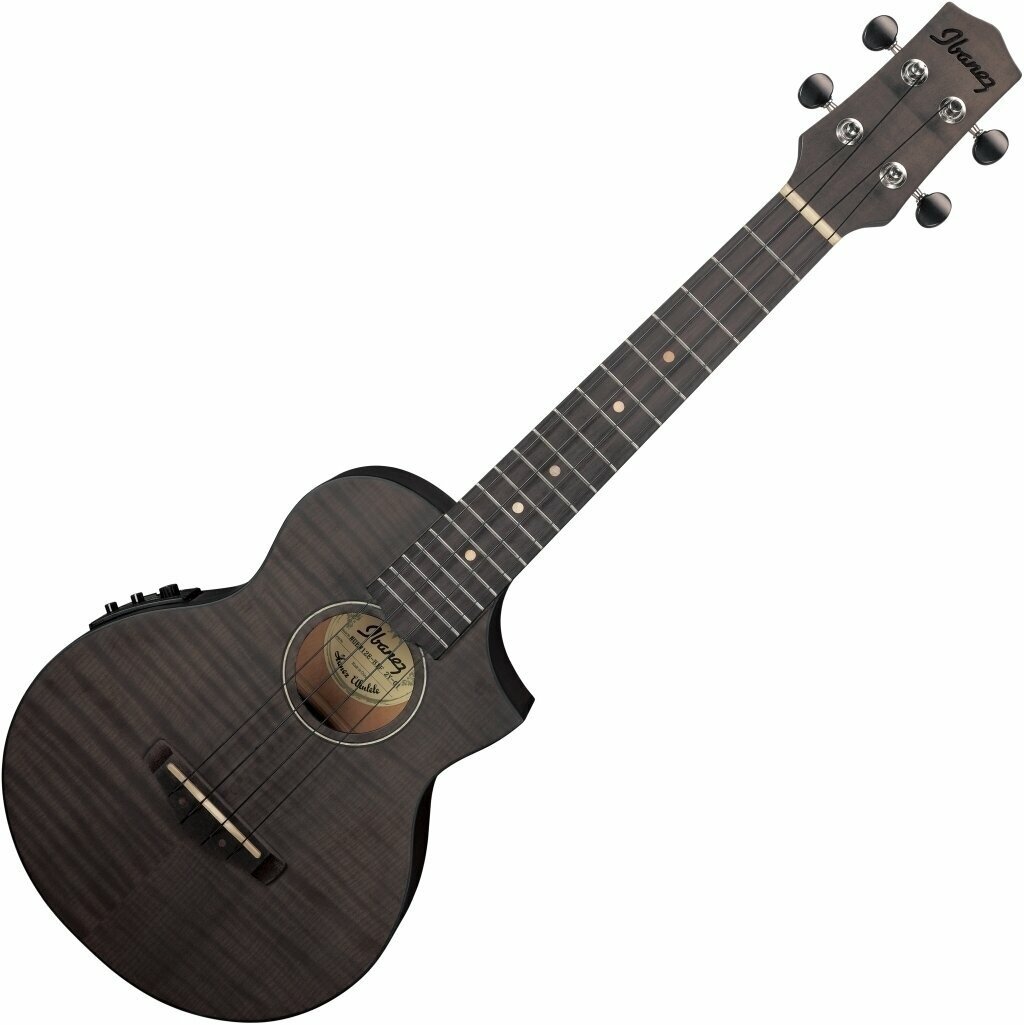 Ibanez UEW12E-BIF Koncertní ukulele Black Ice Flat