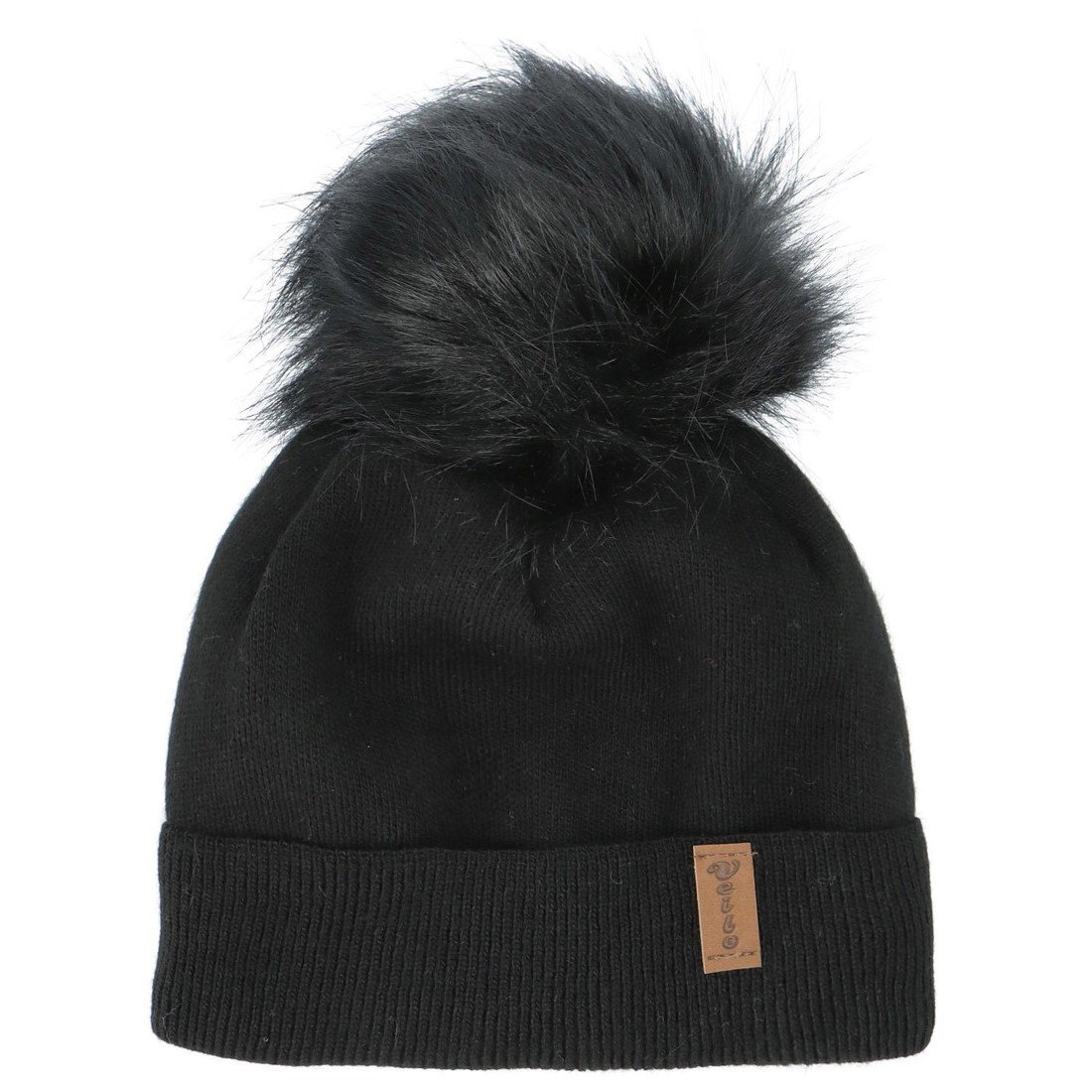 Stylová dámská zimní čepice Floka, černá