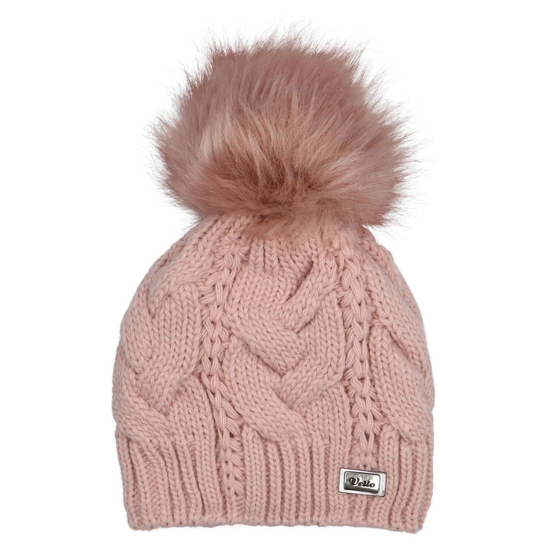 Stylová dámská zimní čepice Tulo, růžová