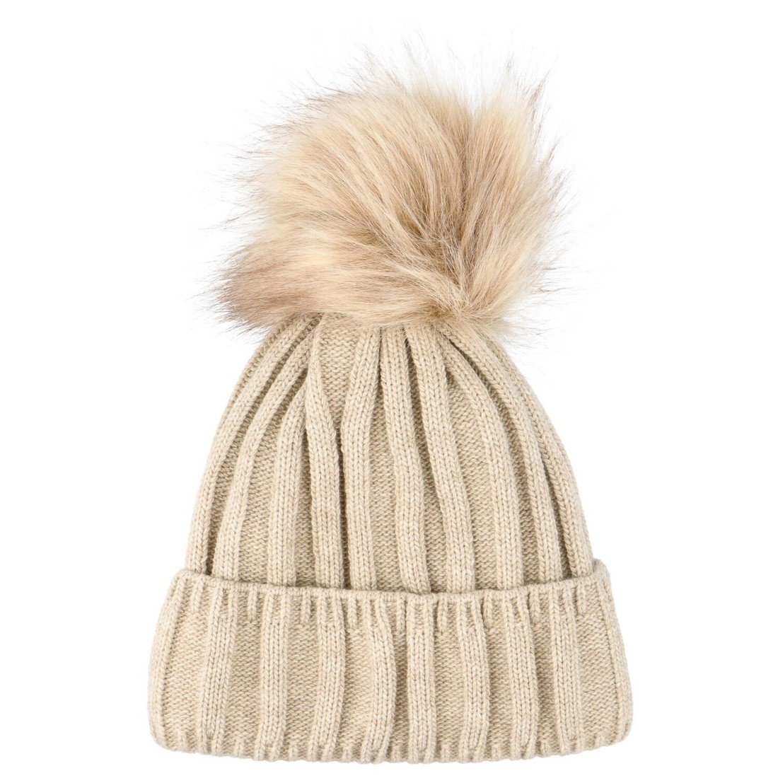 Trendová dámská zimní čepice Ezora, béžová