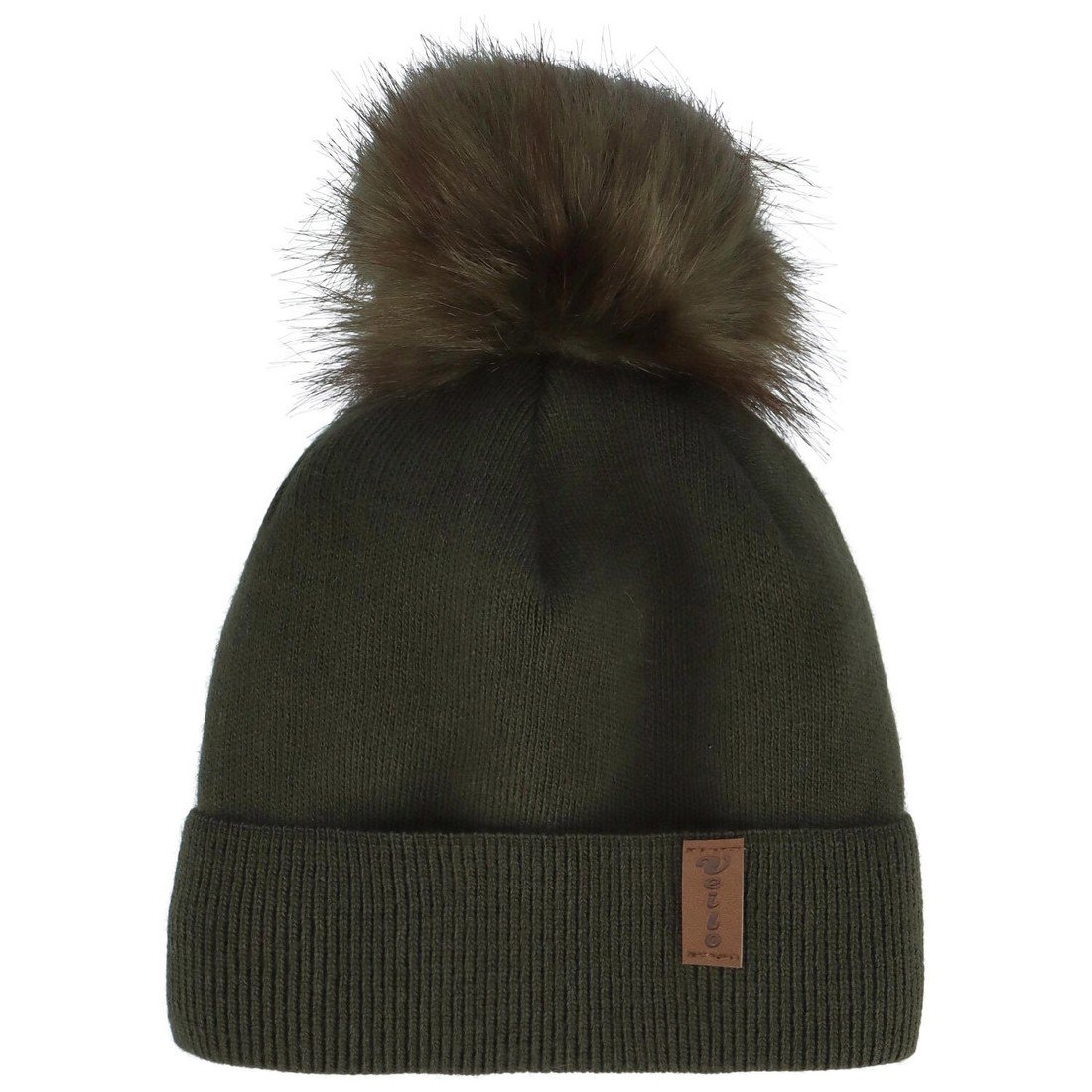 Stylová dámská zimní čepice Floka, zelená