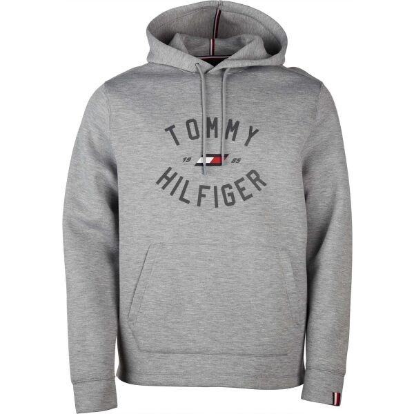 Tommy Hilfiger VARSITY GRAPHIC HOODY Pánská mikina, šedá, velikost M