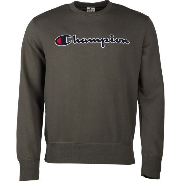 Champion CREWNECK SWEATSHIRT Pánská mikina, tmavě šedá, velikost XXL