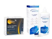 Bausch & Lomb Lenjoy Monthly Day & Night (6 čoček) + Vantio Multi-Purpose 360 ml s pouzdrem