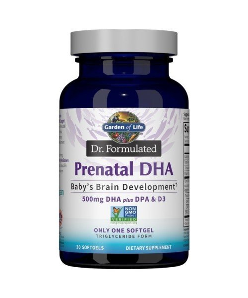 Garden of Life Prenatal DHA (omega pro těhotné ženy) , 30 kapslí