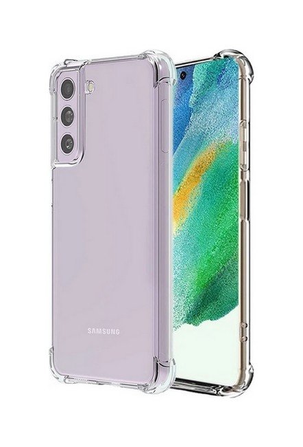 Kryt TopQ Samsung S21 FE průhledný Antishock 87034