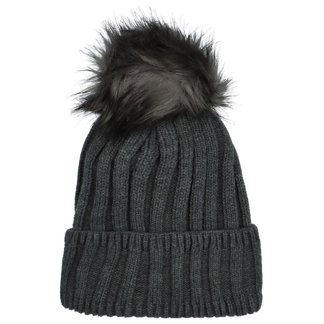 Trendová dámská zimní čepice Ezora, tmavě šedá