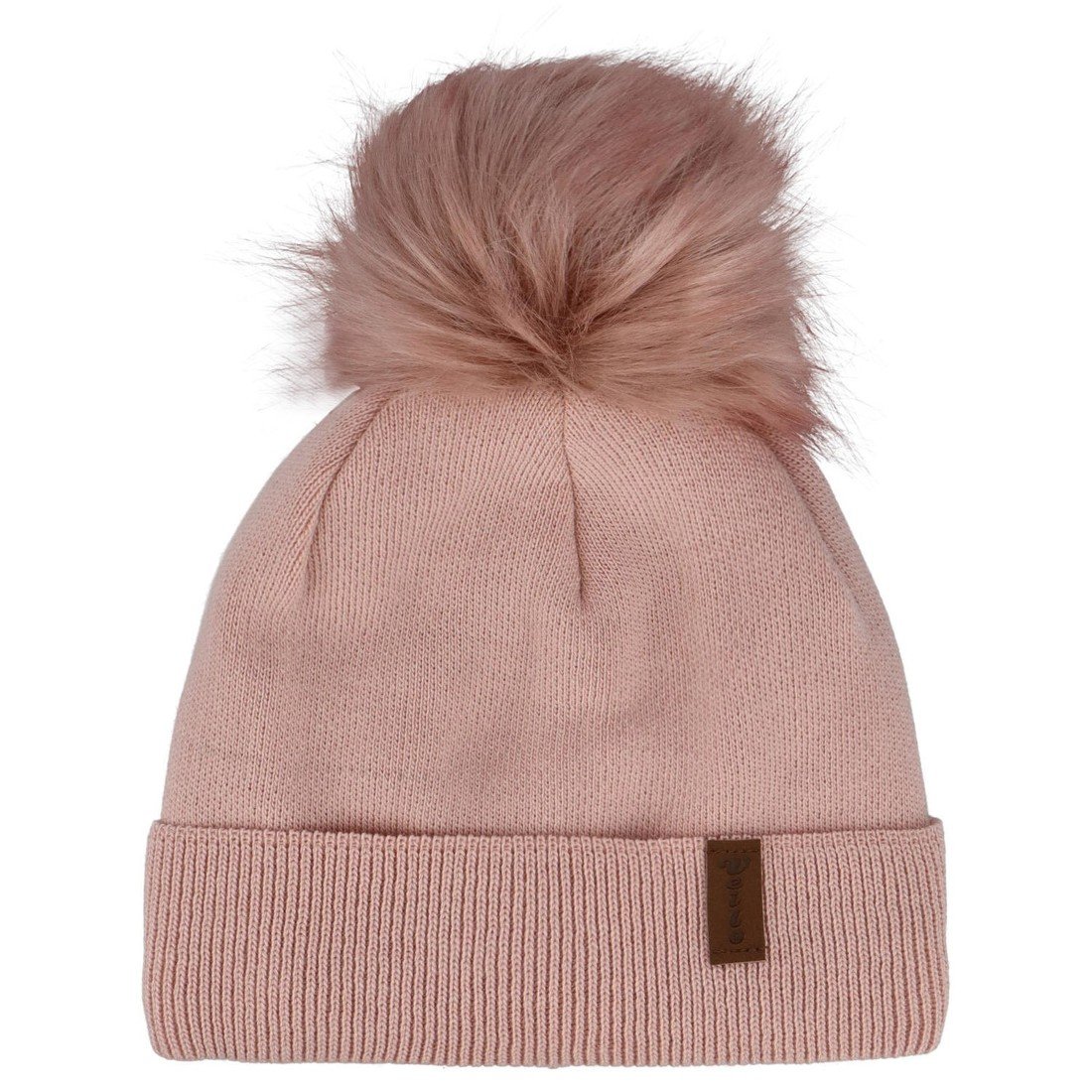 Stylová dámská zimní čepice Floka, růžová