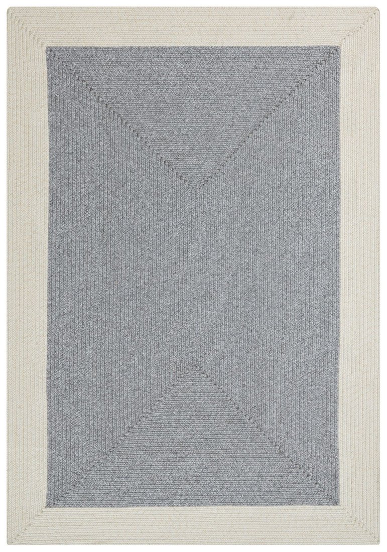 NORTHRUGS - Hanse Home koberce Kusový koberec Braided 105555 Grey Creme - 80x150 cm Bílá