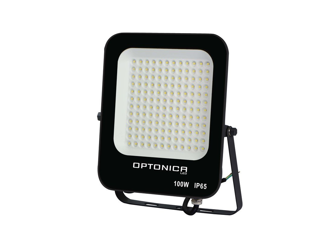 Optonica LED SMD reflektor Černá Body IP65 100W Teplá bílá