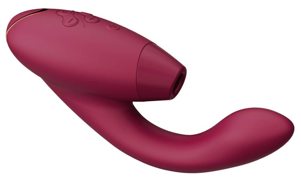 Womanizer Duo 2 - waterproof G-spot vibrator and clitoral stimulator (red)