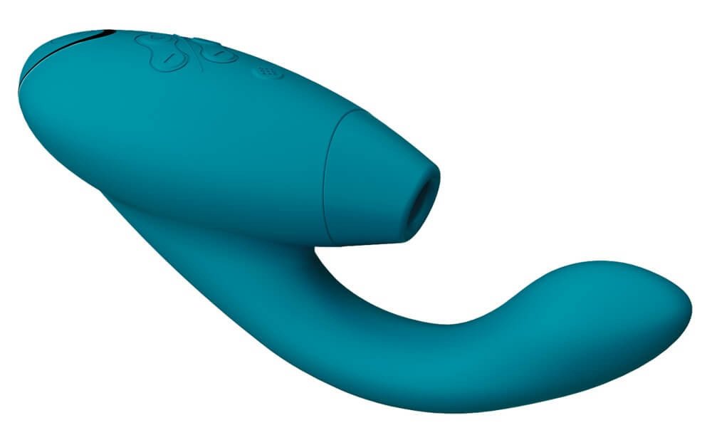 Womanizer Duo 2 - waterproof G-spot vibrator and clitoral stimulator (green)