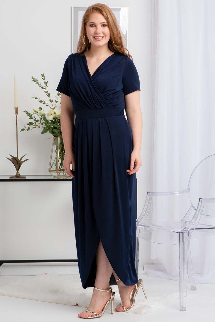 Karko Woman's Dress SA623 Blue