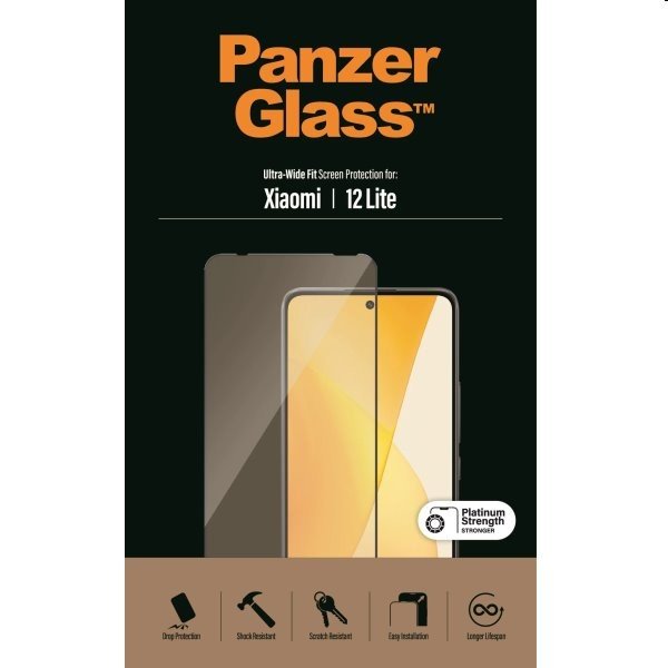 Ochranné sklo PanzerGlass UWF AB pro Xiaomi 12 Lite, černé