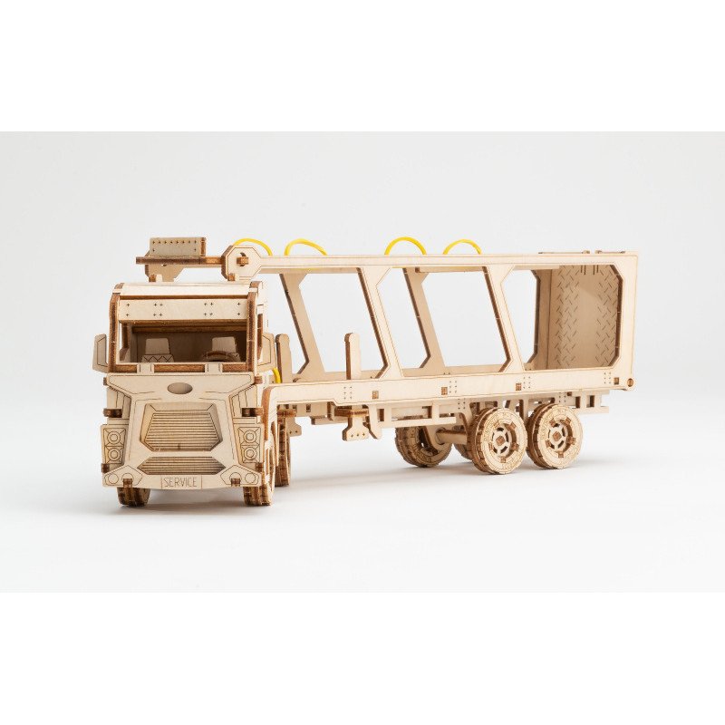 3D dřevěné puzzle Wooden City Tahač na auta