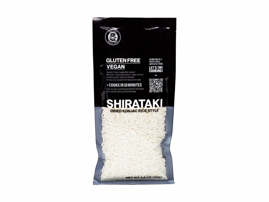 Musó Shirataki - konjaková rýže sušená 80 g