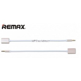 AUX 3,5mm jack rozdvojka RL-S20 white/gold