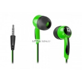 Sluchátka pecky Basic 604 zelené