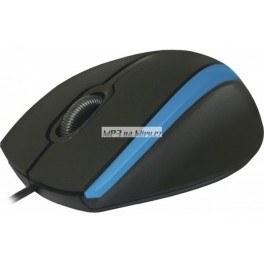 Optická USB myš MM-340 k PC černo-modrá