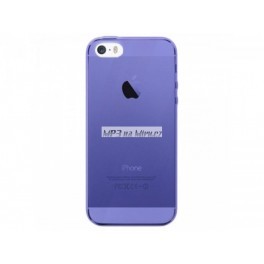 Silikonový obal iPhone 5SE / 5S/ 5 modré