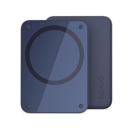 EPICO 4200mAh MagSafe kompatibilní bezdrátová power banka 9915101600012 - modrá