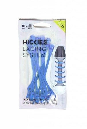 Hickies Dětské elastické tkaničky (10ks) - modrá