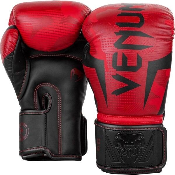 Venum ELITE BOXING GLOVES Boxerské rukavice, červená, velikost 10