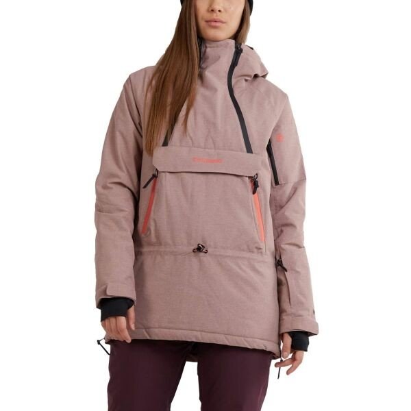 FUNDANGO HOOPER ANORAK Dámská lyžařská/snowboardová bunda, růžová, velikost S