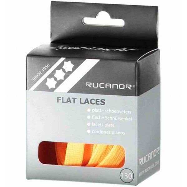 Rucanor SHOE LACES Tkaničky, oranžová, velikost 130